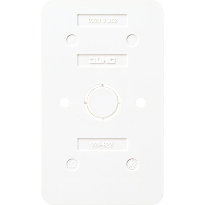 Jung AP600 Alpine witte basisplaat - 328-622WW