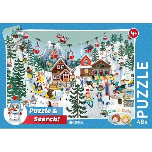 Rebo Legpuzzel 48 Stukjes - Cas & Cato Winter