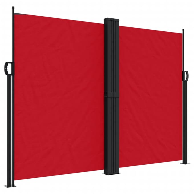 vidaXL - Windscherm - uittrekbaar - 180x1200 - cm - rood