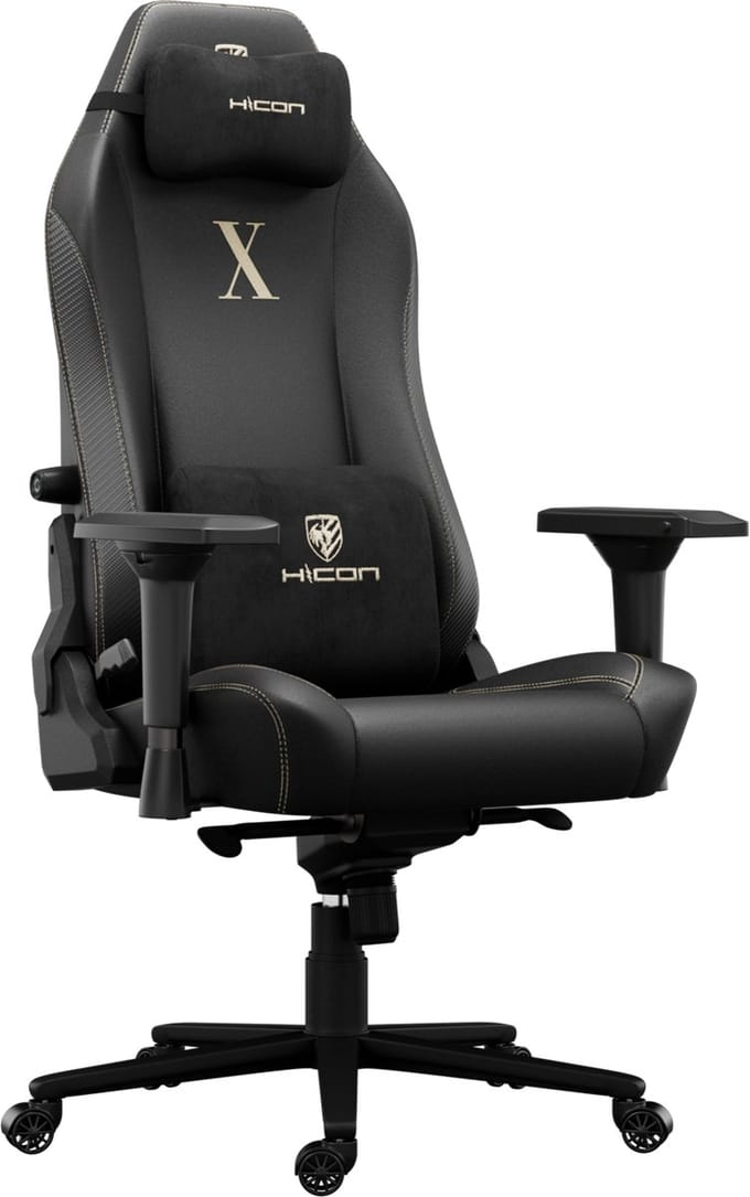 Bureaustoel - Draaistoel - Ergonomische Bureaustoel - Lumbar Support - HICON Apex Fury - Zwart