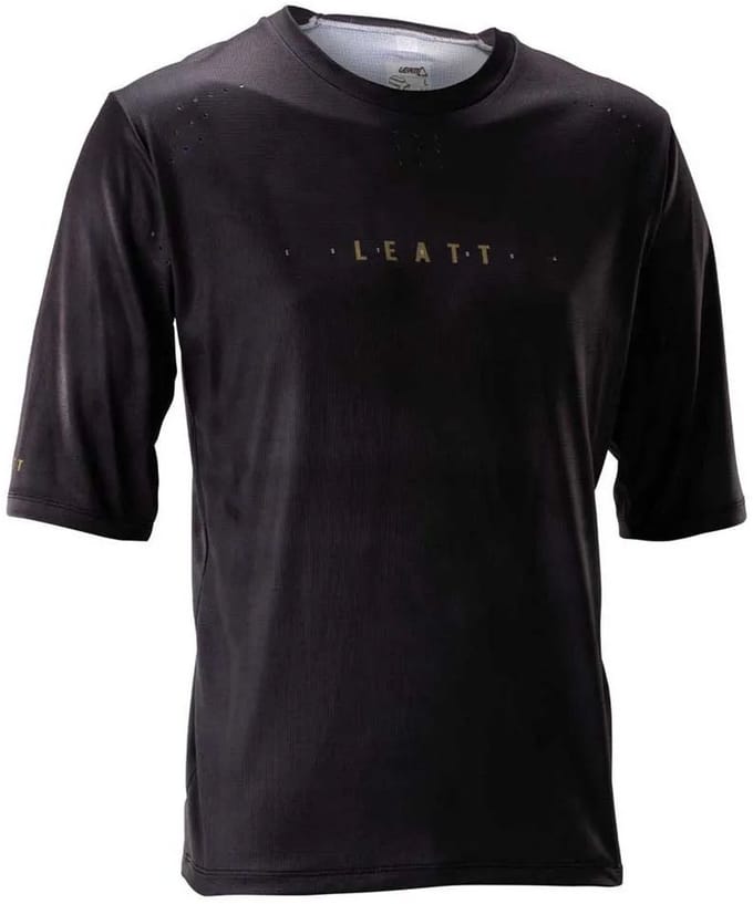 Leatt Gravity 4.0 Korte Mouw Wielertrui Zwart M Man