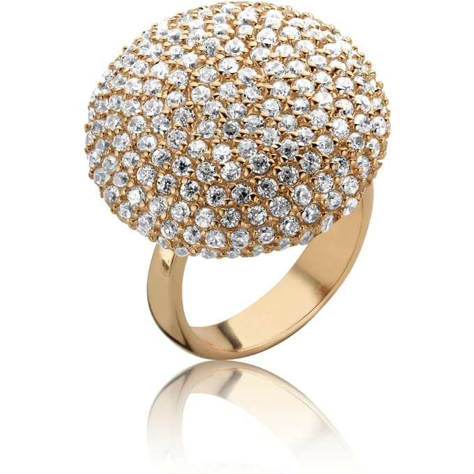 Orphelia Ring Rood verguld Zirconium Zilver 925 R-13434/52