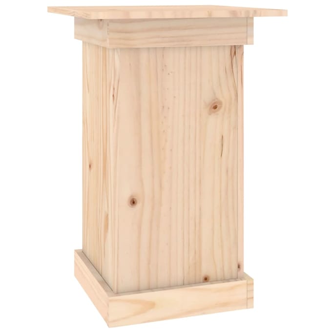 vidaXL - Bloemenstandaard - 40x40x60 - cm - massief - grenenhout