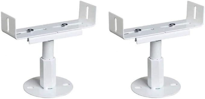Radiatorbeugels Set - Radiatorsteunen Vloer - Verwarming Installeren - In Hoogte Verstelbaar - 13-18 cm - Wit