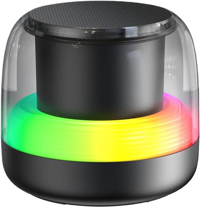 Kleine luidspreker - Draagbare speaker - Muziek streamen - RGB lichteffecten - 94 cm - Zwart