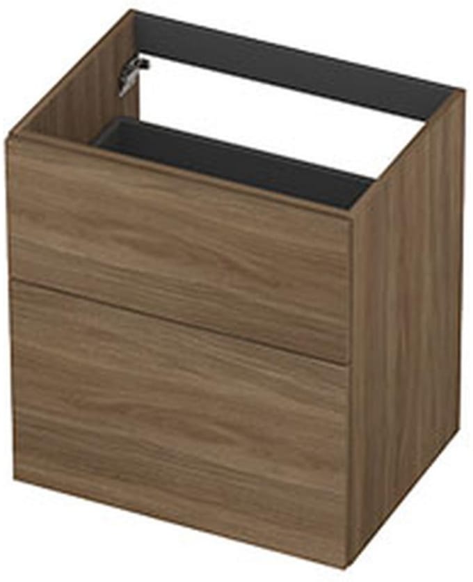 INK - Onderkast 2L A-sym Decor Tbv Grepen - 600x450x650 Mm - Zuiver Eiken