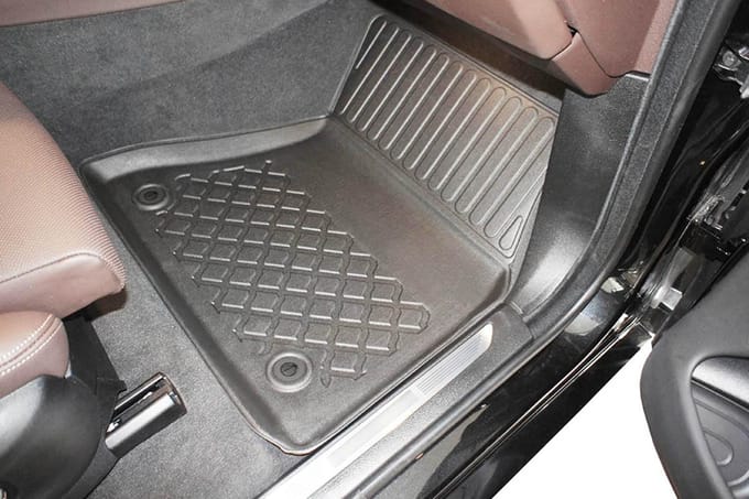 Aristar - Auto Vloermatten - BMW X5/X6 - Beschermingsrand - Mat Zwart