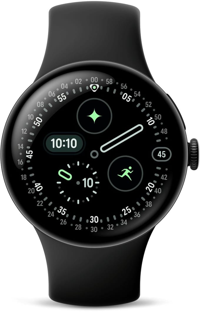 Google Pixel Watch 4 -Smartwatch - 41mm - WiFi - Black/Obsobsidian