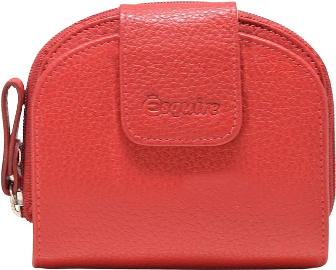 Esquire Primavera Portemonnee Leer 11 cm - Dames - Horizontaal - rot