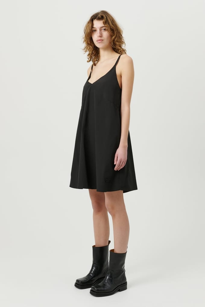 Soulland Murphy Dress Black Größe: XS/S | Blusenkleider Outlet | Unisex | Schwarz