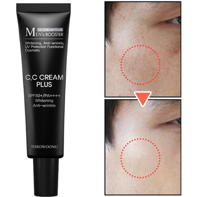 TOSOWOONG Crème CC Booster pour Homme 30ml black