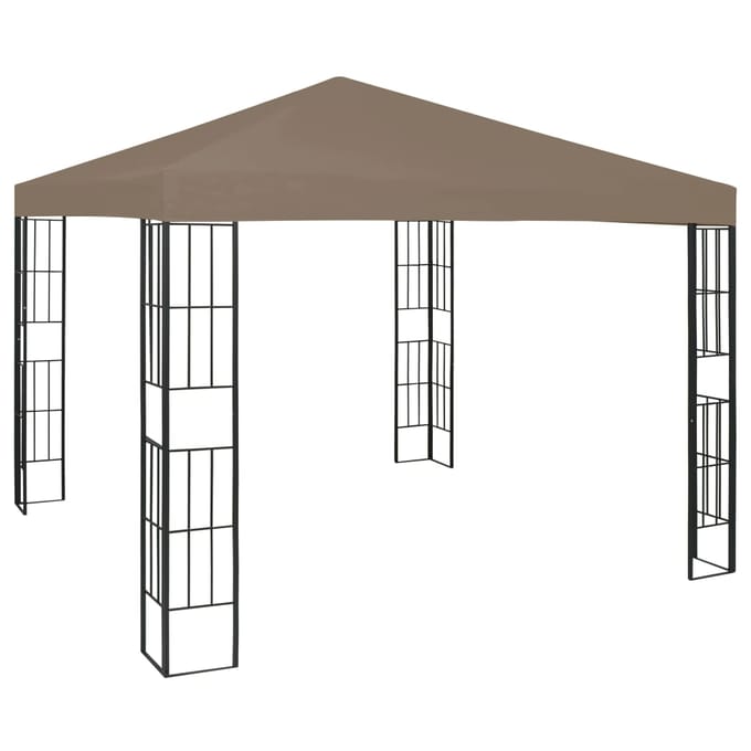 vidaXL - Prieel - 3x3 - m - taupe