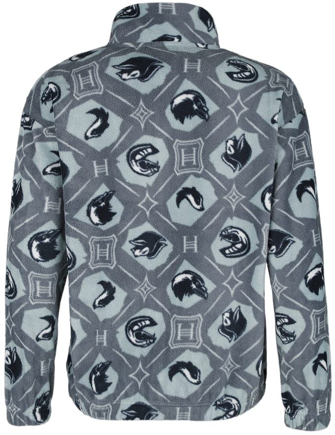 Harry Potter Fleece - Häuser & Symbole - S tot M - voor Vrouwen - grijs