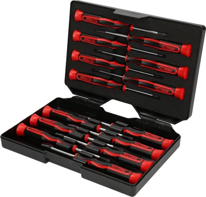 Precisie Schroevendraaierset PH, Torx en Zaagsnede - 14-delig