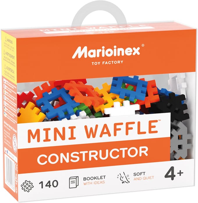 Mini wafel blokken bouwen 140 stuks - Marioinex - vanaf 4 jaar