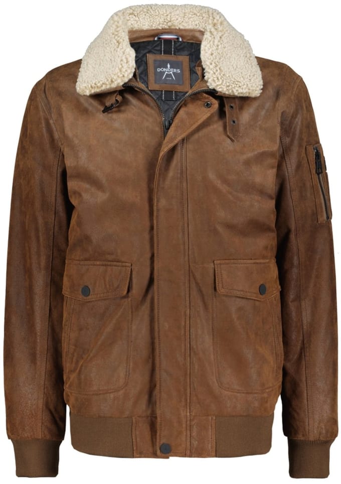 Donders Jas Leather Jacket 42784 Umbria Mannen Maat - S