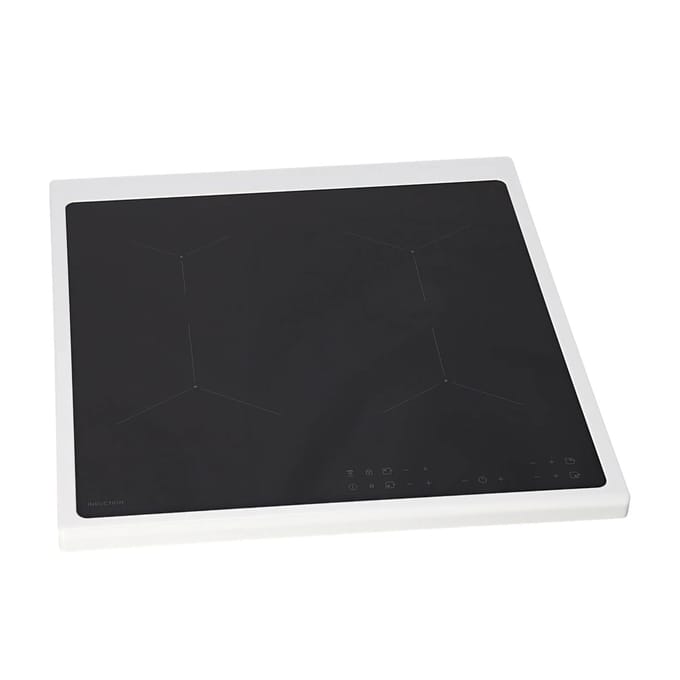 AEG glasplaat met kader, wit, 596x600mm 140232512297