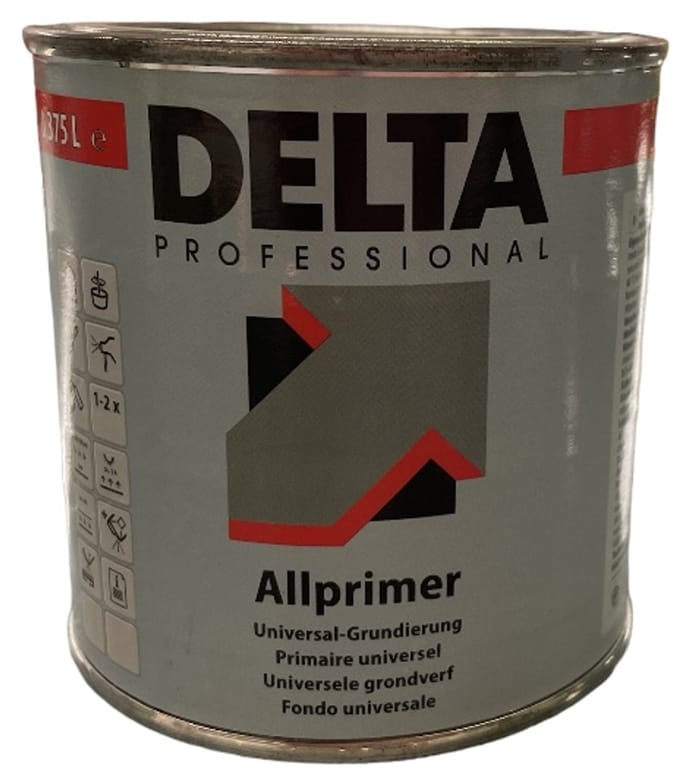 Südwest Delta Allprimer - Veelzijdige universele matte grondlaag op solventbasis - 0.75 L - Wit