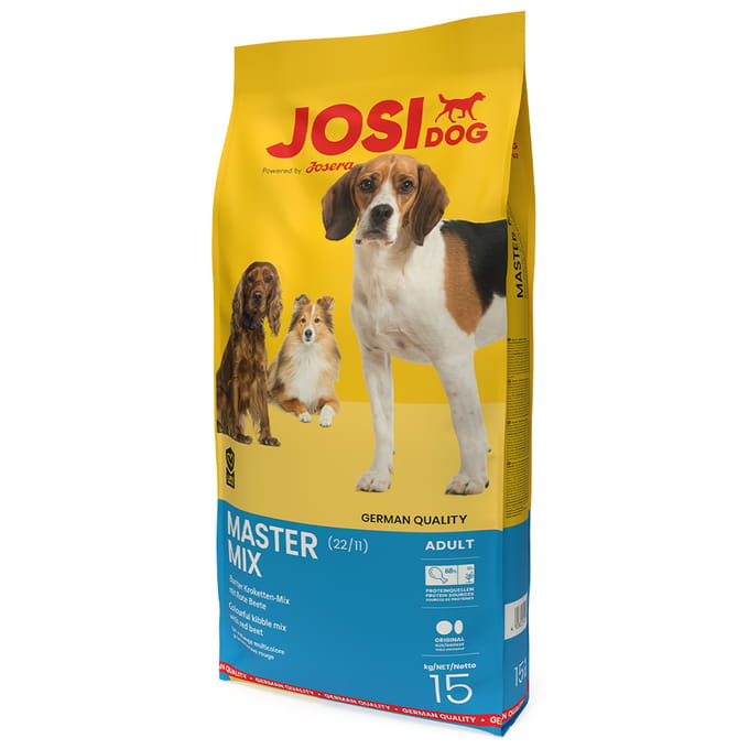 Dubbelpak: 2x15kg JosiDog Master Mix droog hondenvoer