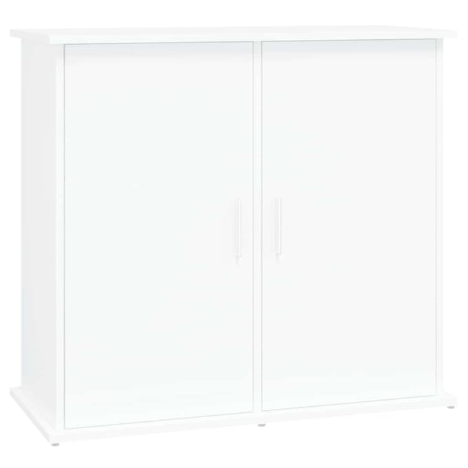 vidaXL - Aquariumstandaard - 81x36x73 - cm - bewerkt - hout - wit