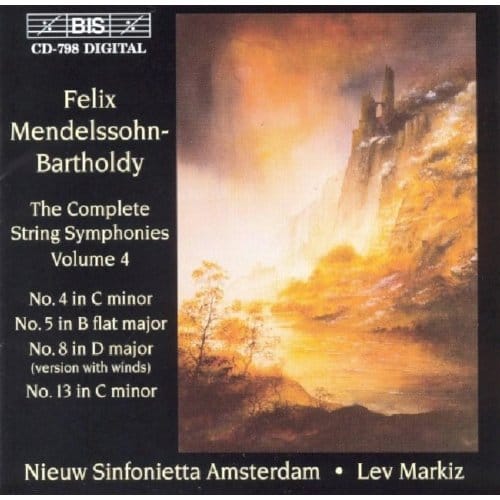 Nieuw Sinfonietta Amsterdam, Lev Markiz - Mendelssohn: Complete String Symphonies (CD)