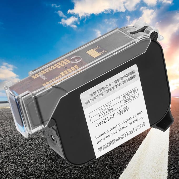 Zwarte sneldrogende inktcartridges voor de 530 handheld datumcoder inkjetprinter