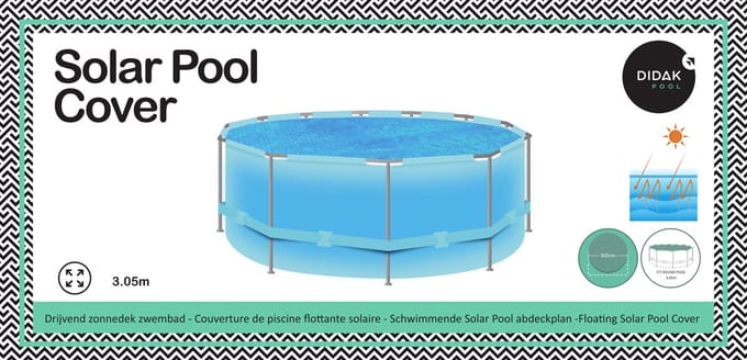 Didak Pool Solar Cover Rond - 3,05 m