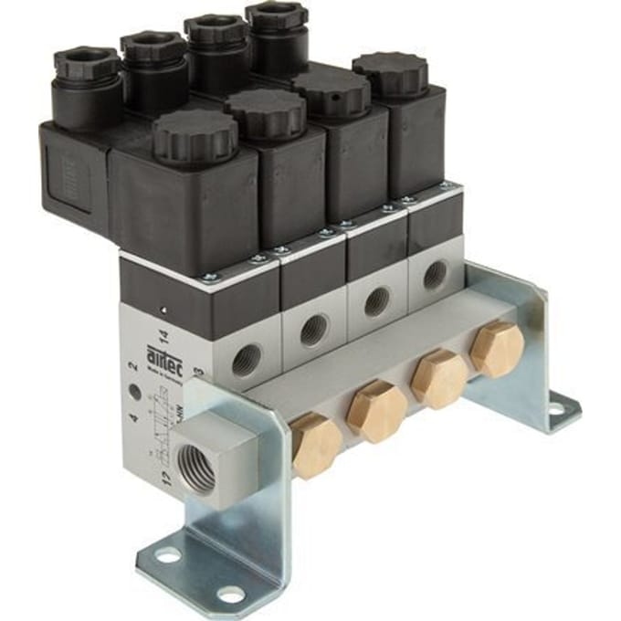 Manifold 3-Stations 3/2 5/2 5/3-weg Airtec M04/P04