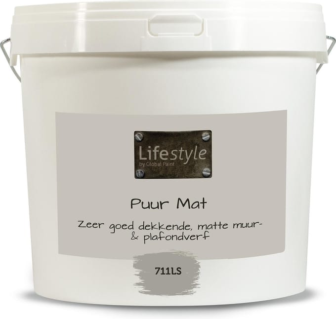 Lifestyle Essentials Puur mat | 711LS | 5 liter | Goed dekkende muurverf