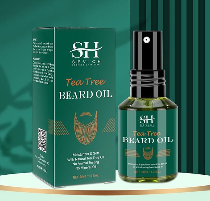 Tea Tree Baardolie - Baard Olie - Tea Tree - Baardgroei - Vollere Baard - Baardverzorging