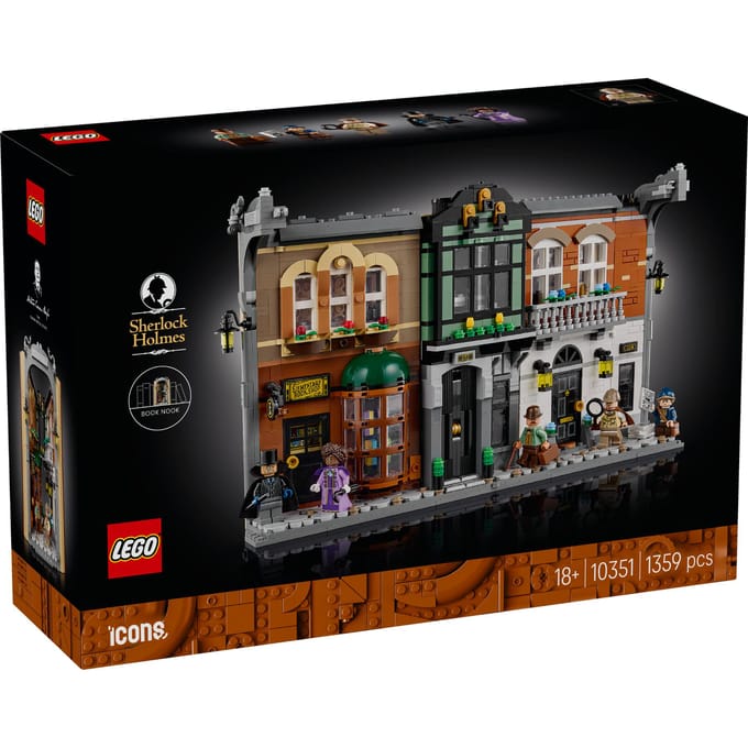 LEGO® Icons Boekensteun: Sherlock Holmes, Bouwset - 10351