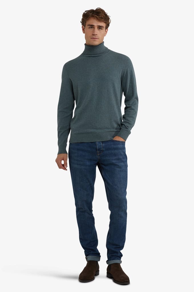 McGregor Roll Neck Sweater Winter Sage Taglia: 3XL | Dolcevita Outlet | Uomo | Verde