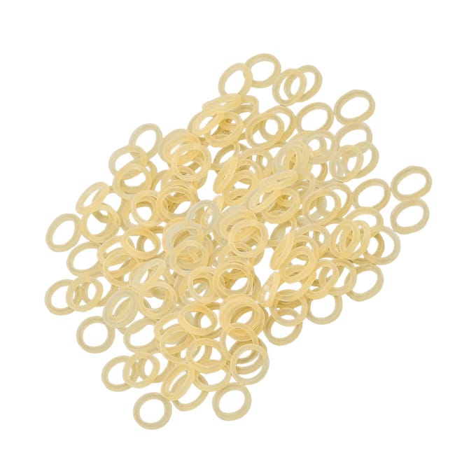 14 Inch Orthodontische Elastische Rubberen Banden 5.0 Oz Kleine Elastiekjes voor Tanden Fixeren Huisdierverzorging beige