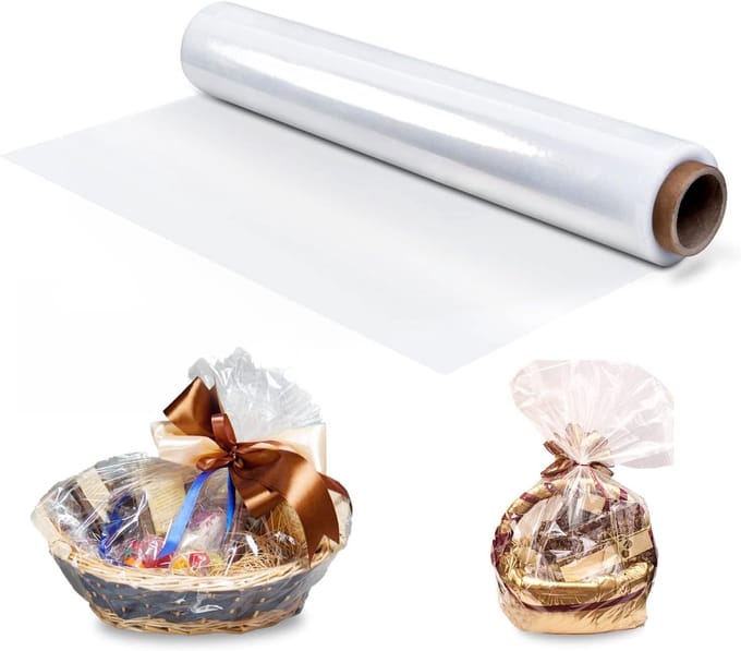 Omgoods - Transparante Cadeauverpakking Rol 80cm x 30m