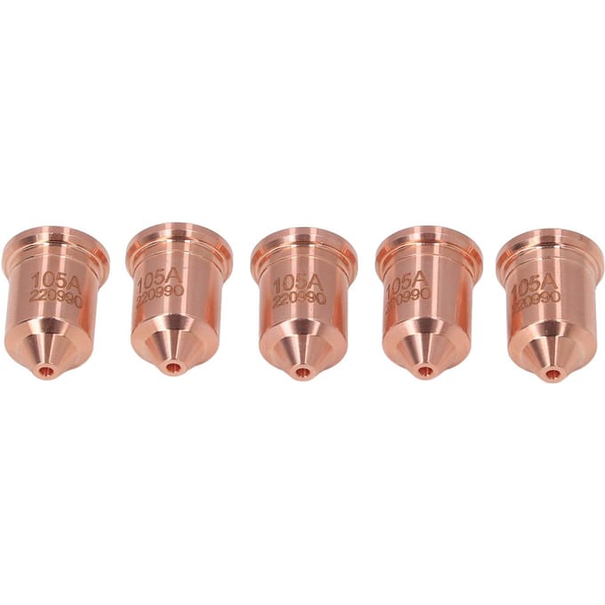 5 Pièces 220990 Pointe de Buse Laiton Torche de Coupe Plasma Pointe de Buse pour PMX 65 85 105 125A Consommables