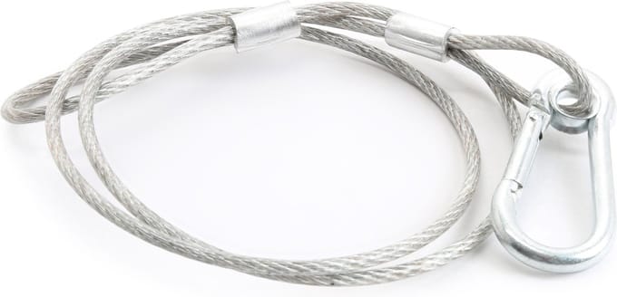 BeamZ Veiligheidskabel 70cm x 2mm 20kg