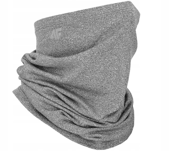 4F Unisex Sneldrogende Bandana/Halswarmer - Grijs Melange