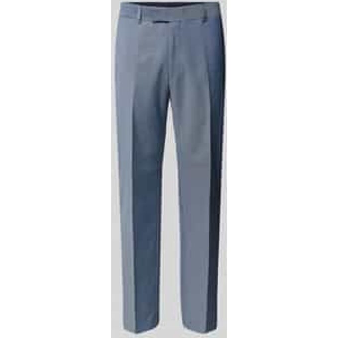 Regular fit pantalon met riemlussen, model 'Melwin2'