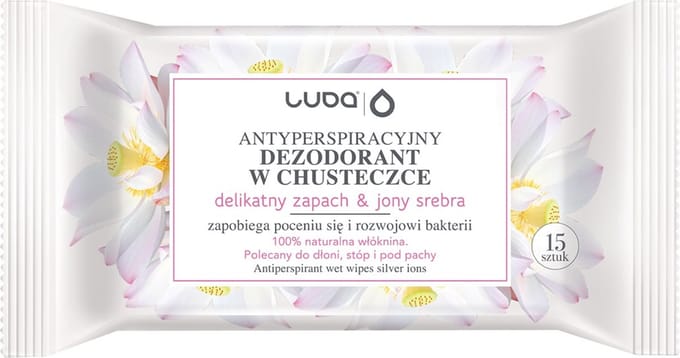 Antiperspiratiedoekjes Delicate geur & Zilver ionen 15st