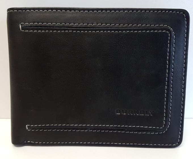 Burkely Billfold laag groot Zwart