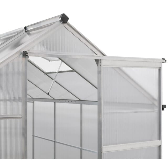 Westmann Aluminium kas Flora 64 - Zilver - 132x190x201cm