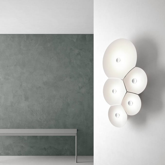 Luceplan Bulbullia LED wandlamp 5-lamps