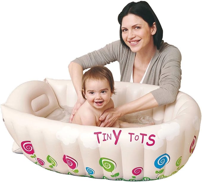 Opblaasbaar zwembad voor kinderen, veelkleurig .