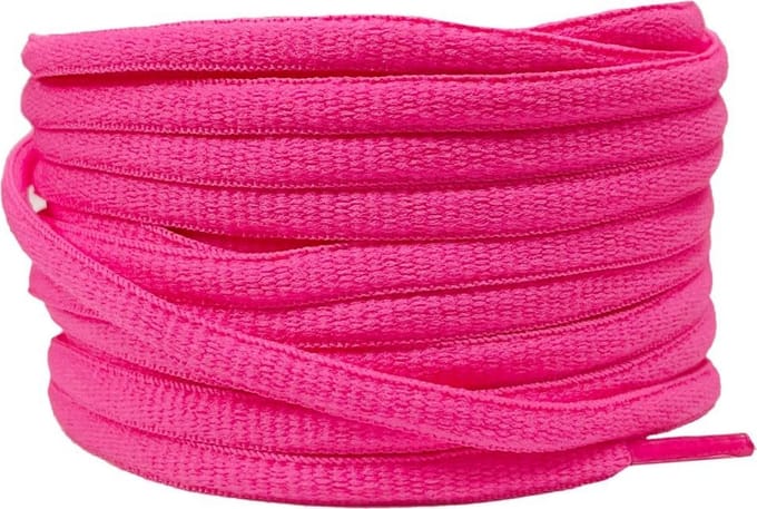 Ovale veters NeonRoze voor O.A. SB Dunk - hardloopschoenen 140cm