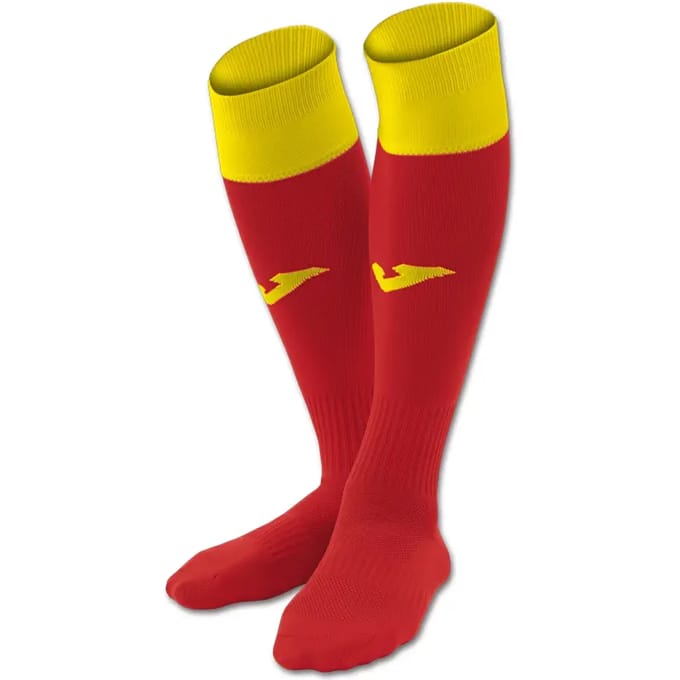 Joma Calcio 24 Kousen - Rood / Geel | Maat: 40-46