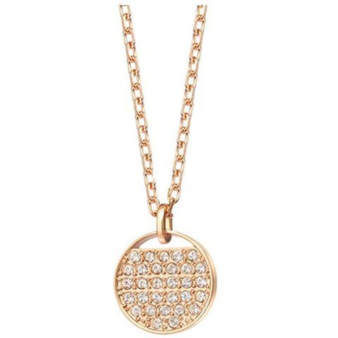 Ensemble collier et boucles d'oreilles Swarovski Sublima 5265913 Rose Gold-tone Plated|F|Box (Random Color) blue