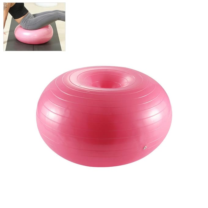 Oefening Donut Yoga Bal Workout Core Training Stabiliteitsbal Voor Yoga Pilates Balans Training gray