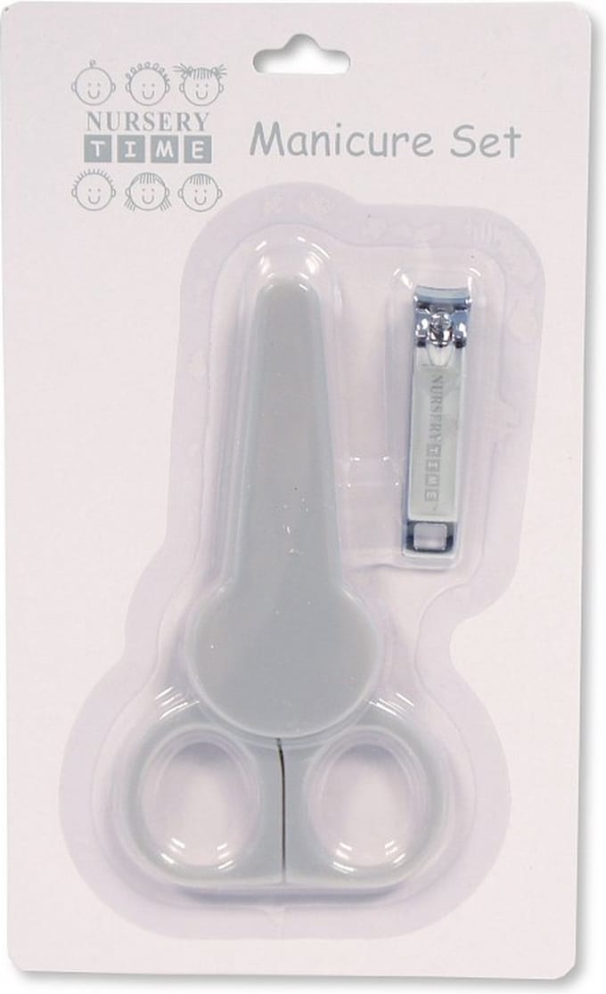 Nursery Time Manicureset Baby Grijs 2-delig