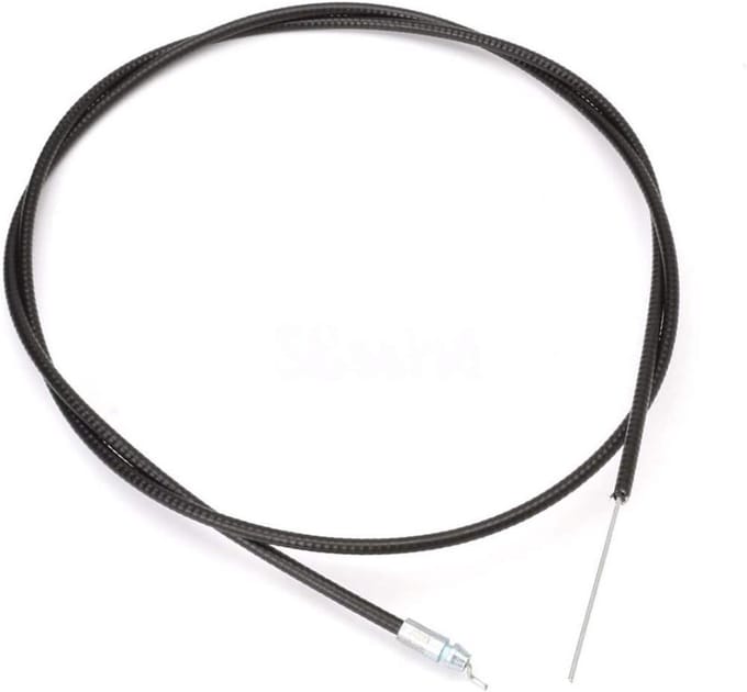 Gaskabel Grasmaaier - Bedieningskabel Gazonmaaier - Motorregeling Gazon - Universele Pasvorm - 142 cm - Zwart Rood