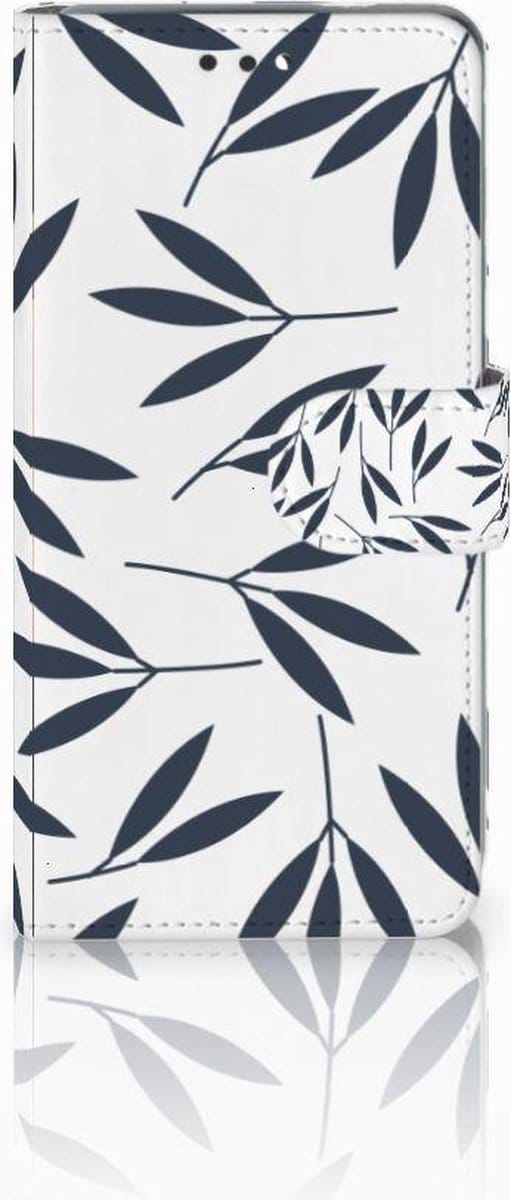 Nokia 3.1 (2018) Hoesje Leaves Blue